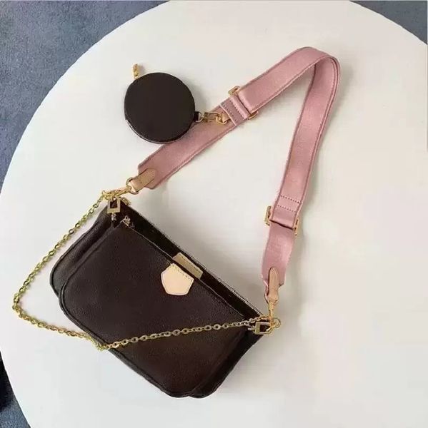 

3in1 set luxurys should bag fashion tote purse wallet crossbodybag small chain purses designer bags cosmetic bags