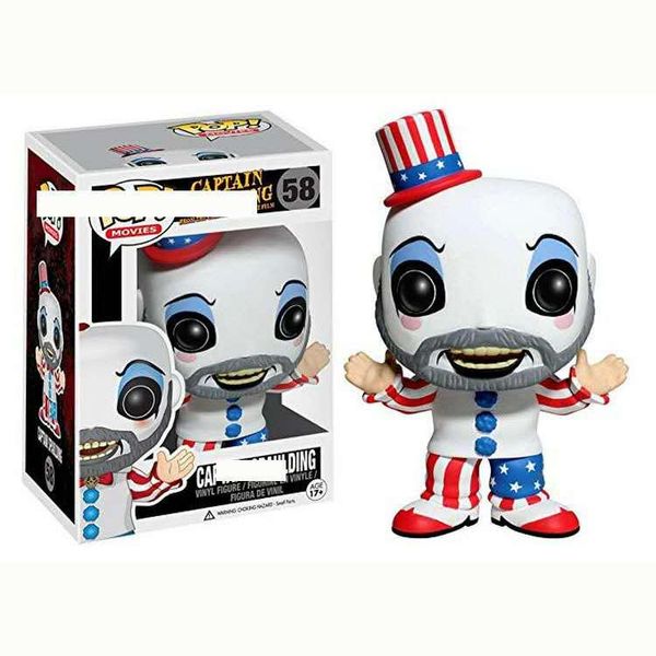 

funko pop thousand corpse house hand office aberdeen model decoration toy captain spalding 001
