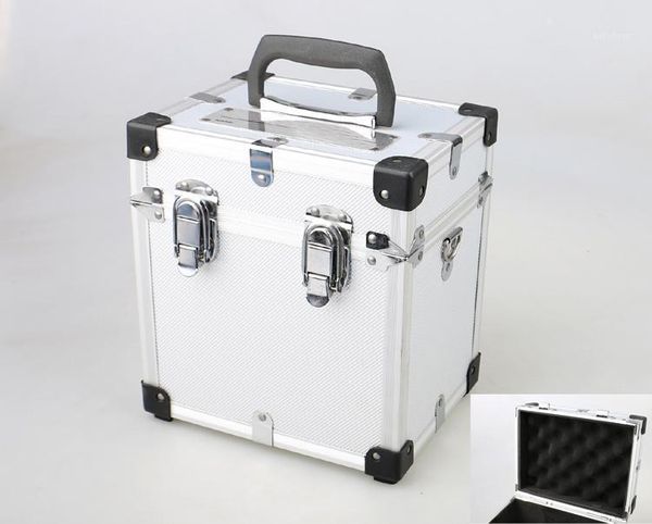 

aluminum toolbox multifunctional industrial portable camera instrument display cosmetic case tool box 230*215*165mm1