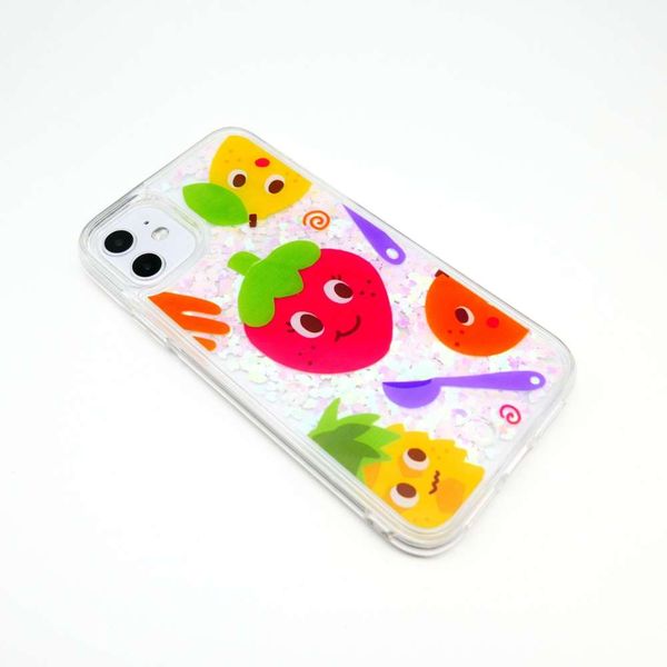 

suitable for vip 11 pink love smile face quicksand mobile phone case 11max two in one protective case