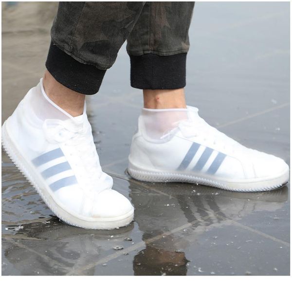 

shoes cover rain waterproof recyclable sile overshoes reusable rainproof men shoes covers rain boots non-slip bbyyie