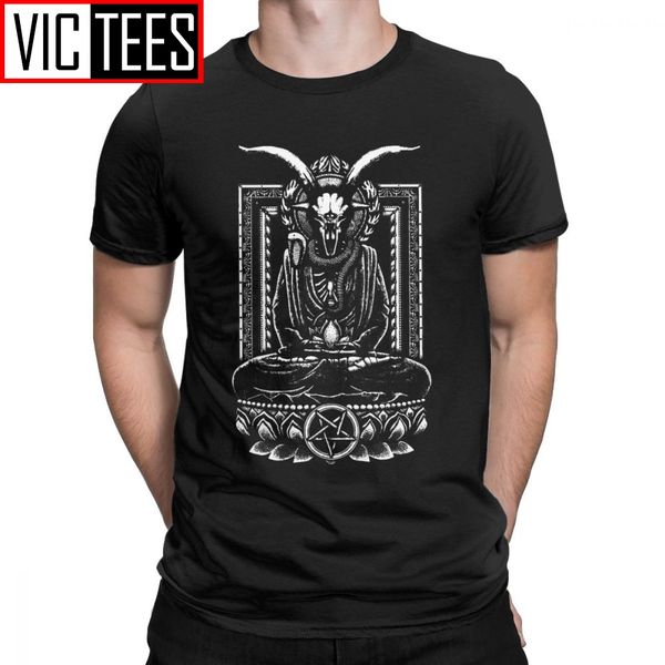 

vintage baphomet crazy satanic buddha spiritual skull skeleton goat sweatshirt classic sport hooded sweatshirt hoodie t shirt