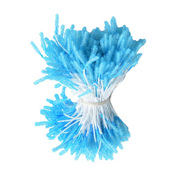 

300 pieces blue flower stamens double buds for artificial flower decoration