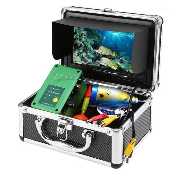 

fish finder 1000tvl tft monitor waterproof underwater video camera kit 30pcs leds night vision fish finder equipment1