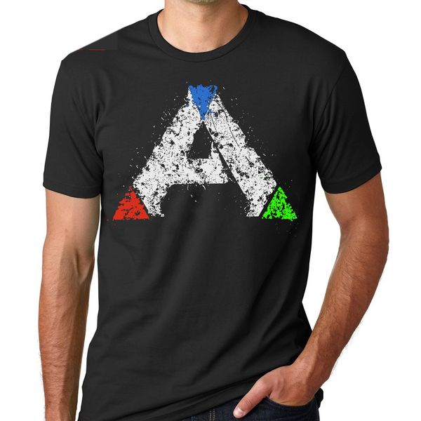 

новый ковчег выживания evolved цветные урожай 100% хлопка с коротким рукавом классический мужчины дизайн s 3xl балахон дизайнеры футболки то