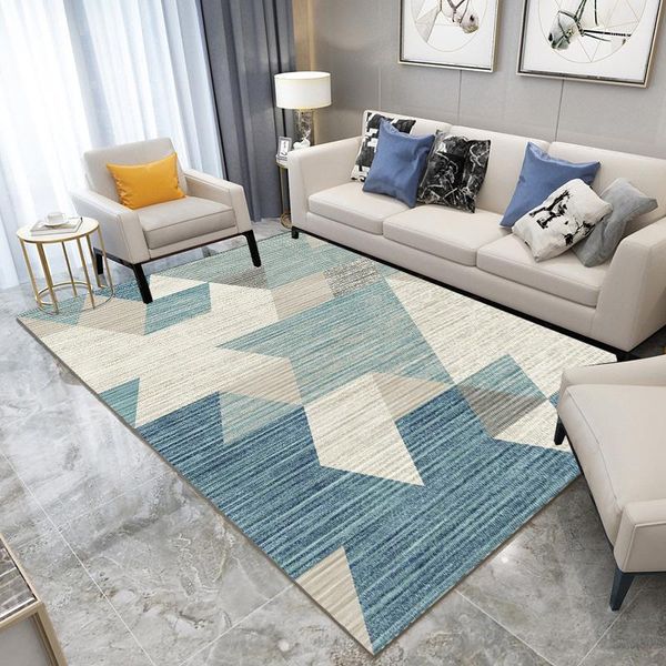 

carpets modern geometric rugs and home decor for living room print soft coffee table blanket non-slip bedside mat floor mat1