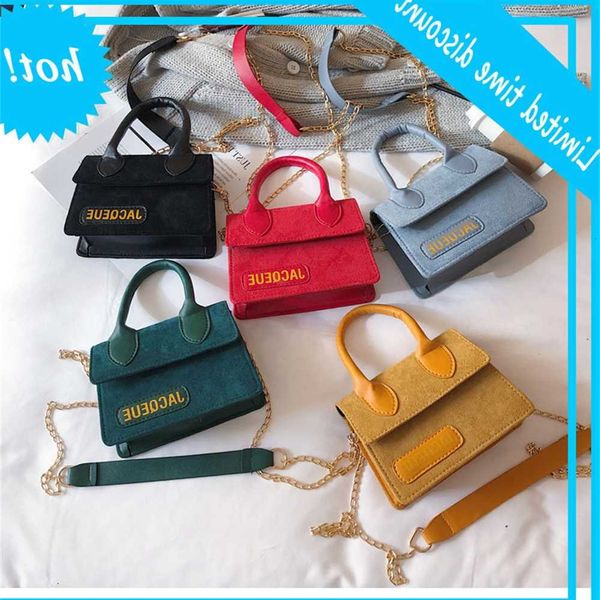 

autumn and winter new korean chain frosted small women's handbag single shoulder messenger bag