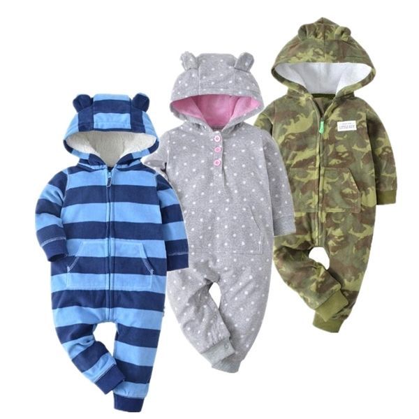 

new 2019 costume cute camo jumpsuit coat boy clothes , fleece outfit infant jacket for baby girl clothing 1029, Blue;gray