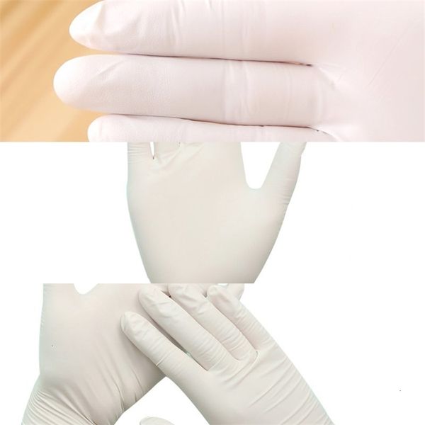 

rubber oza2100pcs laboratory disposable latex protective white non-slip gloves selling household cleaning products i