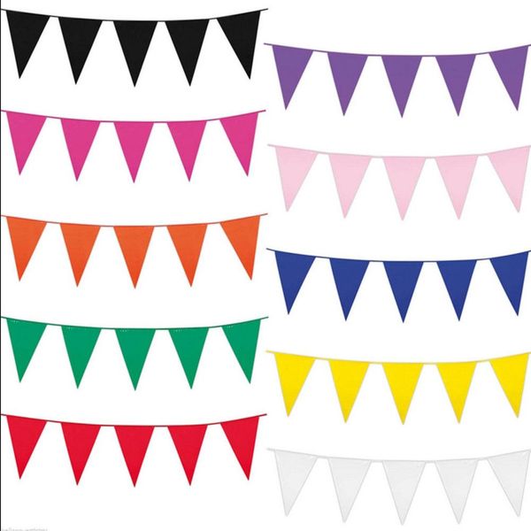 

banners flags wedding white for bunting 15 baby party birthday green garland stain pennant 8m silk decoration red shower bbyvci bwkf