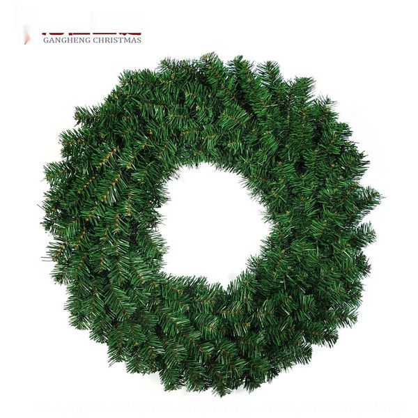 

decorative garland 30-80cm encryption green flowers christmas flowers pvc ordinary leaf wreath door hanging christmas wreath 1dsmc