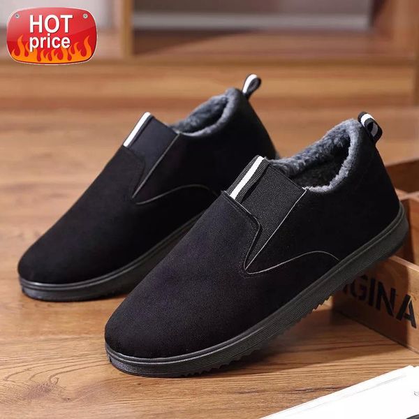 

2020 men's winter shoes fashion chunky shoes for man men's boots keep warm retro ankle boots zapatos de mujer #ti3b