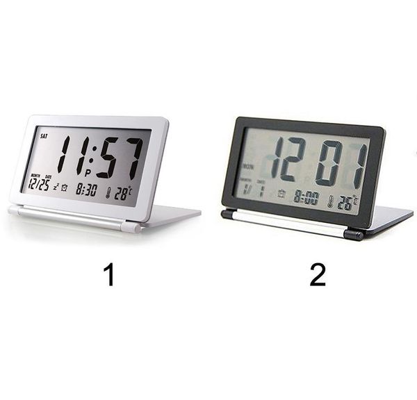 

lcd display desk silent digital folding temperature alarm clock travel electronic home offi bbycvf yh_pack