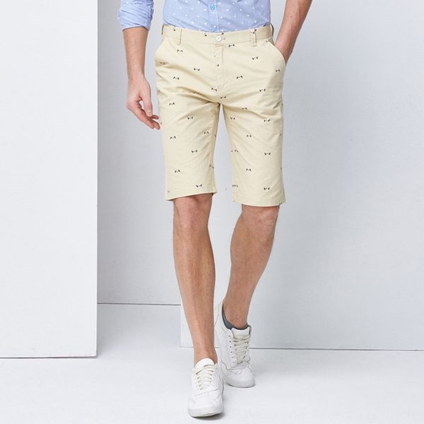 

men's shorts youth summer thin cotton shorts and trousers and trousers capris korean fashion printed men's pants popular pants aeh, Blue