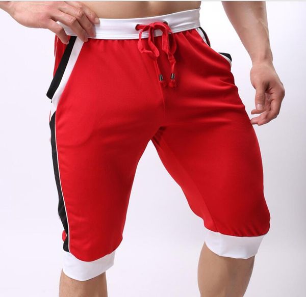 

5 colors new men's sportswear fitness bodybuilding swimwear running tights swimming multifunctional mens gym shorts trunks