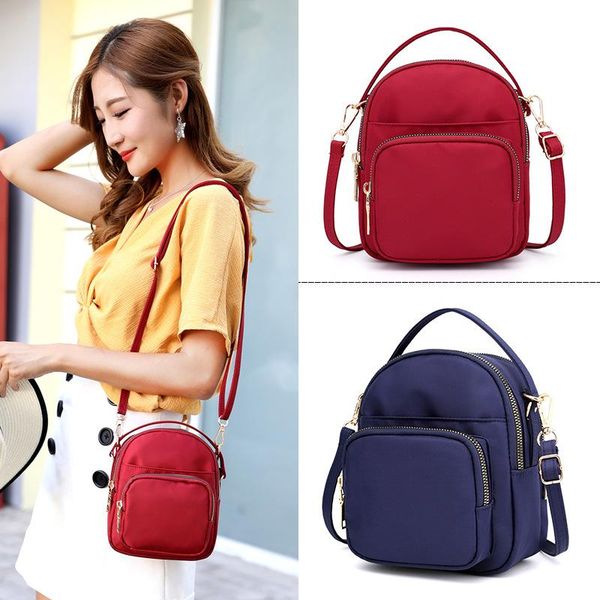

trend lady mini square bag waterproof nylon bag light shoulder large capacity messenger fashion fresh elegant handbag