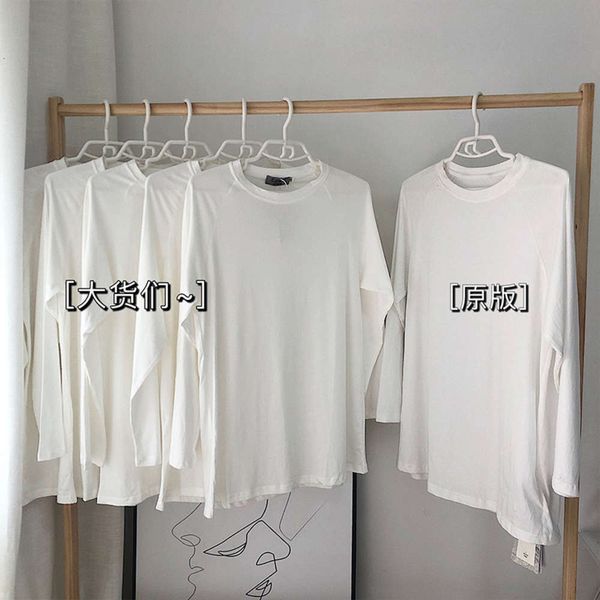 

wear loose jun white britney spears t-shirt women's spring and autumn 2020 new long sleeve with bottom layer, Black;gray