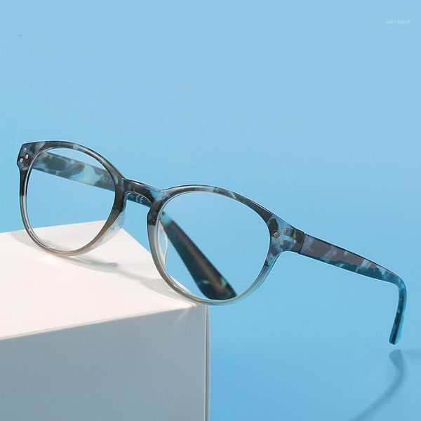 

bluemoky vintage oval reading glasses for men women brand designer eye glasses hyperopia reading optical eyewear1, White;black