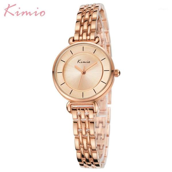 

wristwatches kimio gold watch women watches ladies creative steel women's bracelet female clock relogio feminino montre femme1, Slivery;brown