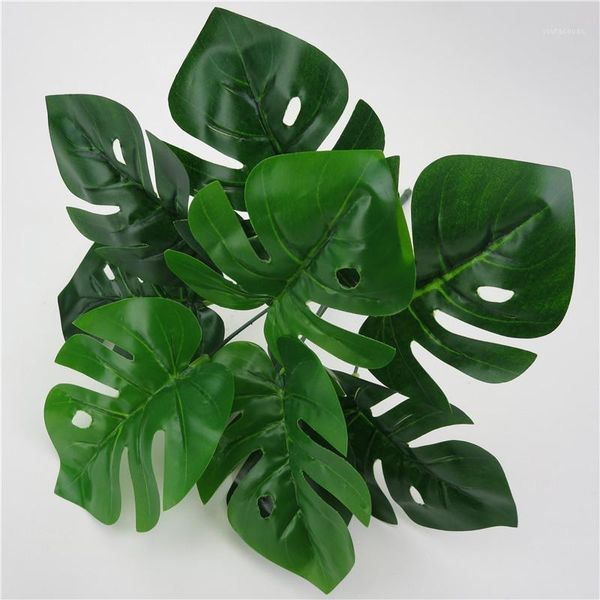 

decorative flowers & wreaths artificial plants fake plant green monstera garden plastic classic party1