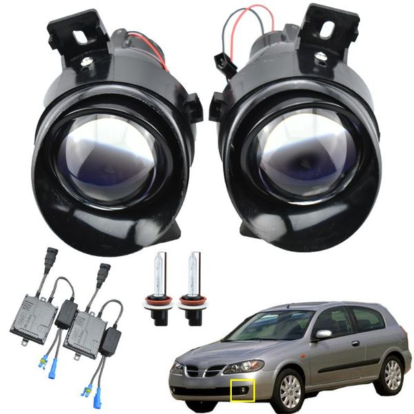 

1pair автомобилей переднего бампера противотуманные фары h11 12v для almera 2 / ii hatchback (n16) 2001 2002 2003 2004 2005 2006 для x-trail