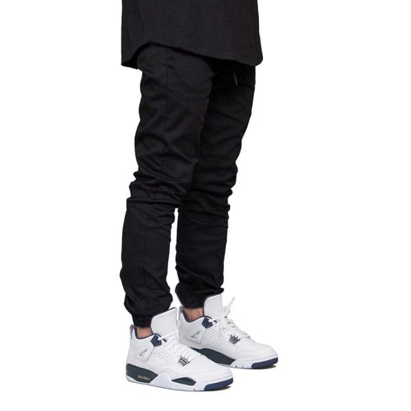 

men jogger pants fashion autumn hip hop harem stretch joggers runner pants for men y5037, Black