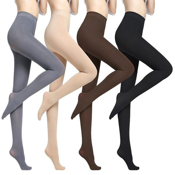 

socks & hosiery 120d pantyhose spring autumn warm women's tights comfortable elastic seamless female slim medias collant femme, Black;white