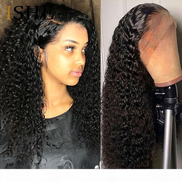 

lace frontal wig pre plucked with baby hair 250 density glueless curly human hair wigs for black women brazilian remy hair