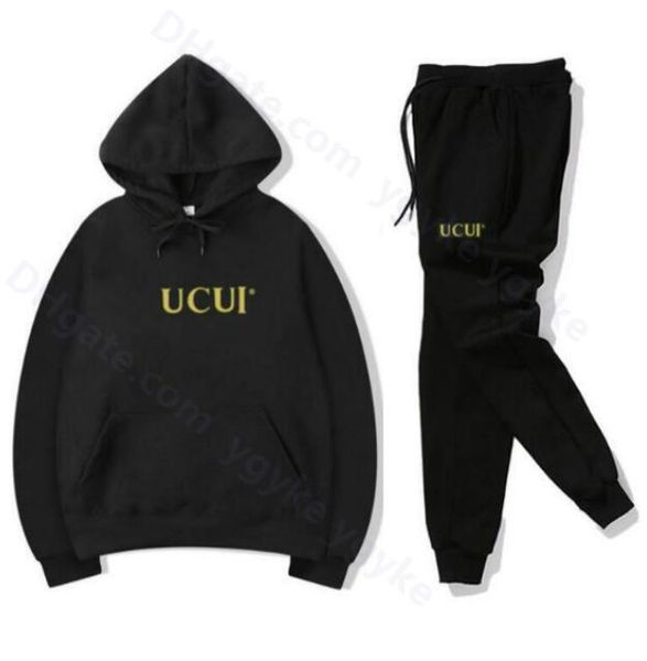 

mens sets sweatsuit tracksuit men hoodies + pants mens clothing sweatshirt pullover women casual tennis sport tracksuit sweat suit, Gray