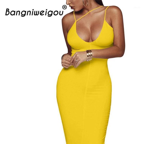 

night club backless long dress yellow women v neck spaghetti strap office bandage dress classy party red slim evening1, Black;gray