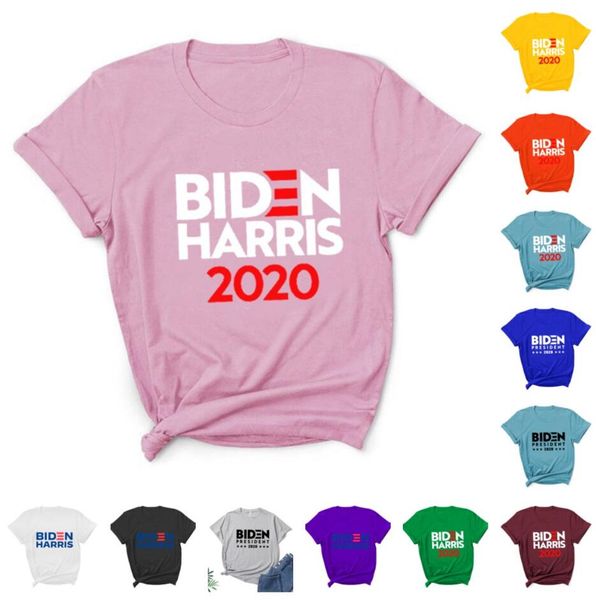 

унисекс байден харриес letters printed футболки 2020 сша президентские выборы джо с коротким рукавом спортивные топы базового слоя тройники, White