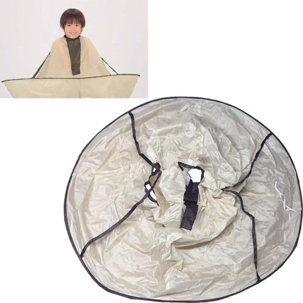 

diy hair cutting cloak umbrella cape salon barber salon and home stylists using shawl for kids cape hairdresser