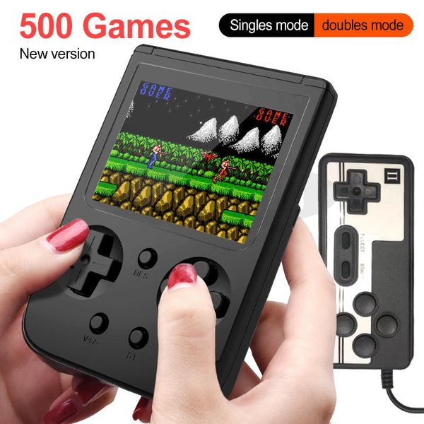 

3.0 inch color lcd game player built in 500 games retro handheld game console for kids gift support tv output