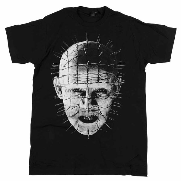 

hellraiser movie pinhead up close black brand new fashion casual print fashion classic sport hooded sweatshirt hoodie t shirt