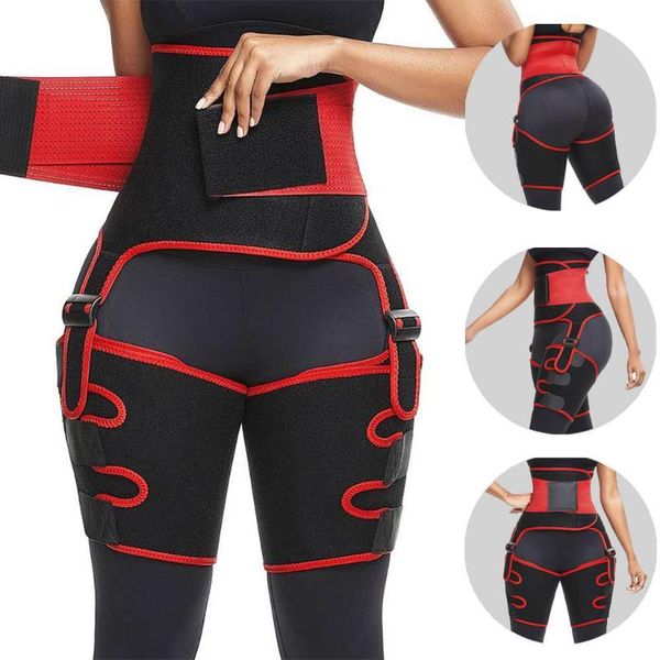 

hip belt burst into sports adjustable siamese girdle body shaper reducing tummy sweat shapewear workout trimmer kg-1281, Black;gray