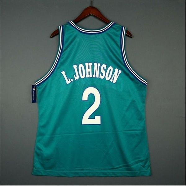 

custom 121 youth women vintage larry johnson vintage champion college basketball jersey size s-4xl or custom any name or number jersey, Black