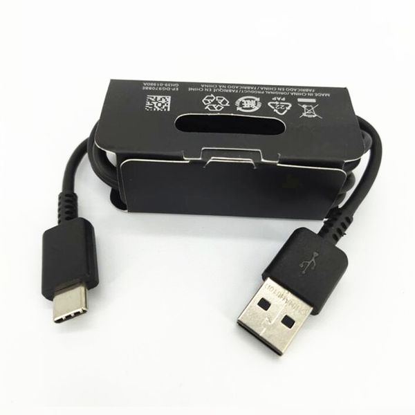 

oem original type c data cable for samsung galaxy s8 s9 s10 plus s10e fast charger typec usb c with retail box