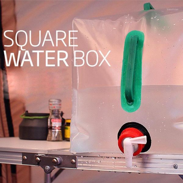 

portable collapsible water container with spigot large capacity water storage jug for outdoors hiking camping 15l1