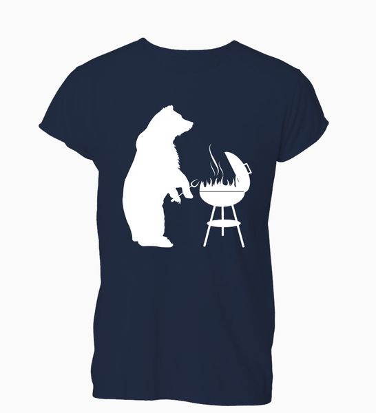 

design fitness camisa bear grills lovely bbq dad father round collar idea womens oversized sport hooded sweatshirt hoodie t shirt