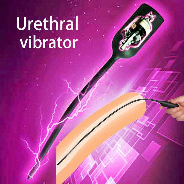 NXY Vibratori Dilatatori uretrali Spina del pene Inserimento vibrante Spina uretrale Suoni del catetere Vibratore Giocattoli del sesso per uomini Adulti 0104