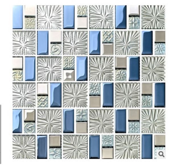 

2021 electroplated glass mosaic background wall gold mirror mosaic european dining room living room porch mosaic tile 003
