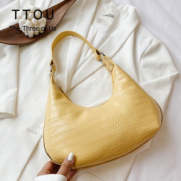 

shoulder bags hobo crocodile pattern crossbody for women luxury handbags designer saddle lady purses and handbag