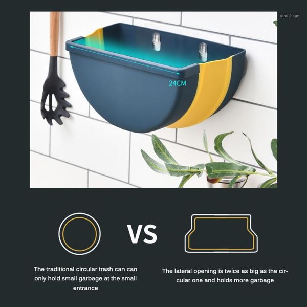 

hanging baskets classification garbage bin dry and wet separation folding large toilet paper basket for home1