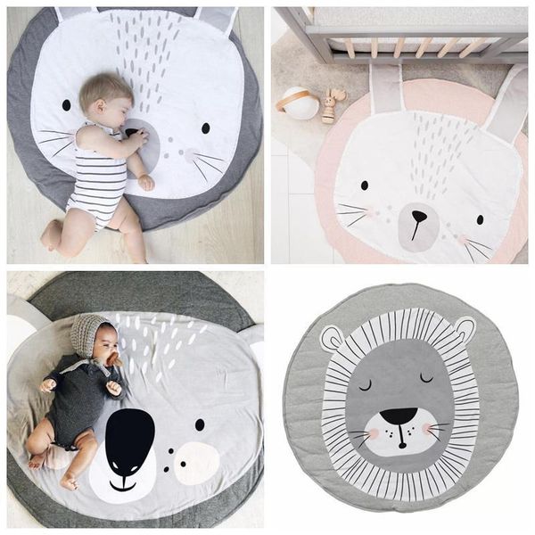 

climbing mat stereoscopic animal children room decorative floor baby round crawling game mats kids tent carpet dhb2134