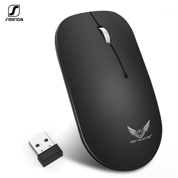 

mice seenda 2.4g wireless mouse optical mini computer usb receiver ergonomic mause for desklap