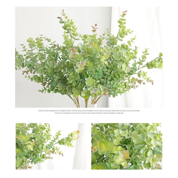 

искусственный insrattan 5 вилок офис современных искусственного завод 58см праздничных моды имитация эвкалипт 58см home decor мода