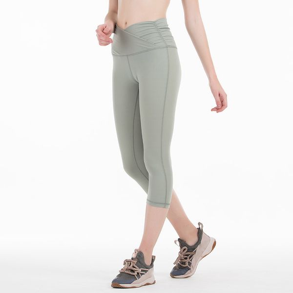 

fashion waist cropped yoga pants women sports leggings fitness gym running tight athletic gym gitness clothes