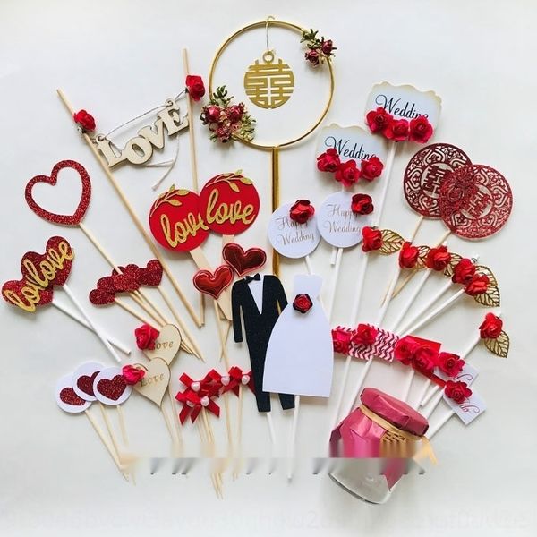 

cylei chinese style dessertdessert wedding xi character card dessert table red cake cup paper decoration dessertplug-in cake plug-in ptrxu