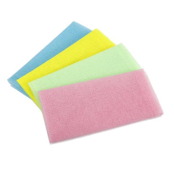 

mesh body cleaning towel exfoliating bath shower scrubbing nylon towel soft loofah back scrubber household bathroom acce jllwwy
