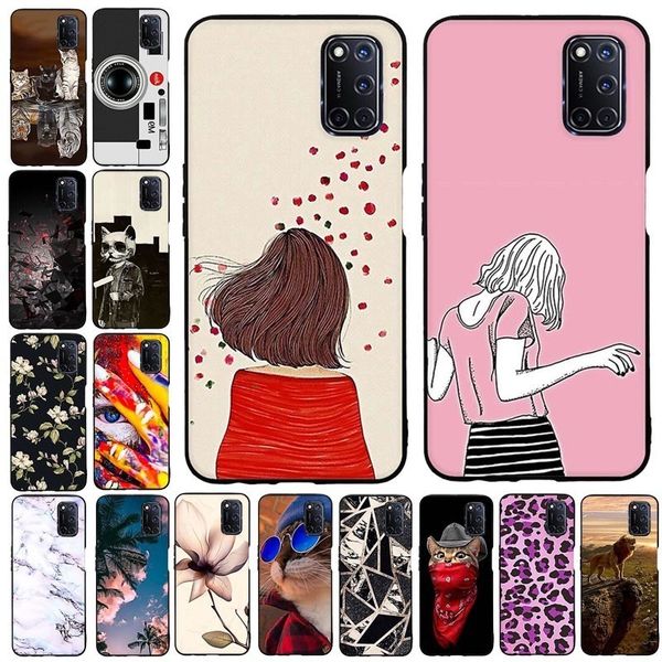 

silicone soft tpu back phone for oppo a92 a 92 cph2059 oppoa92 a72 a52 case cover
